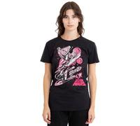 Star Wars Retro Pink Comic Ladies T Shirt, Black, Small