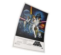 Star Wars Retro Sci-Fi Movie - Poster print Size 11 x 17 Inches (28 cm x 43 cm) (280mm x 430mm) Gift Decorative Print Wall