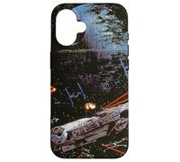 Star Wars Return of the Jedi Death Star II Battle Black Case for iPhone 16