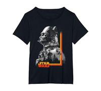 Star Wars Return of The Jedi Double Vader Lingers T-Shirt T-Shirt, Women's Plus, Black, 6X