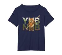 Star Wars Return of The Jedi Ewok Yub Nub T-Shirt, Women's Plus, Navy Blue, 4X