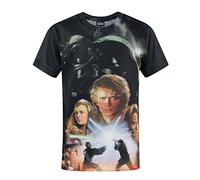 Star Wars Revenge of The Sith Boy's Sublimation T-Shirt White