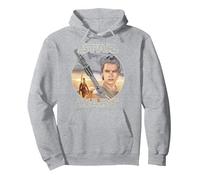 Star Wars Rey Close Up Pullover Hoodie, Adult Unisex, Heather Grey, Small