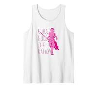 Star Wars Rey Running Pink Tone Girls Rule The Galaxy Tank Top, Men, White, Medium