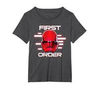 Star Wars Rise of Skywalker First Order Sith Trooper T-Shirt, Women's Plus, Dark Heather Grey, 1X