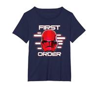 Star Wars Rise of Skywalker First Order Sith Trooper T-Shirt, Women's Plus, Navy Blue, 1X
