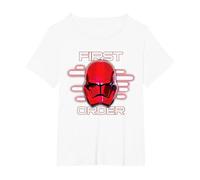 Star Wars Rise of Skywalker First Order Sith Trooper T-Shirt, Women's Plus, White, 1X