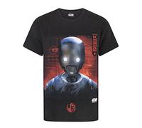 Star Wars Rogue One K2SO Robot Boys Children's Black T-Shirt Top