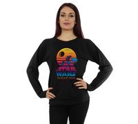 Star Wars Women's Rogue One Logo Sunset Sweatshirt in Black | Size: Medium Star Wars Black M
