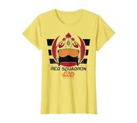 Star Wars Rogue One Red Squadron Logo T-Shirt, Women, Lemon Yellow, XX-Large