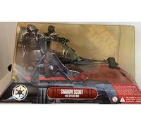 Star Wars Saga 2007 SDCC Comic-Con Exclusive Action Figure Shadow Scout Trooper on Speeder Bike