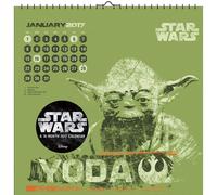 Star Wars Saga Art 2017 12""""x12"""" Wall Calendar