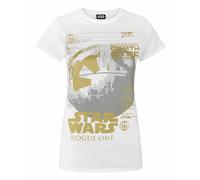Star Wars Rogue One Metallic Death Star Women's T-Shirt