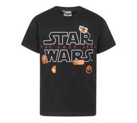 Star Wars Short Sleeved T-Shirt | Boys Black | Official Merch