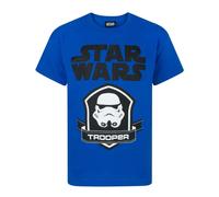 Star Wars Short Sleeved T-Shirt | Boys Blue | Official Merch