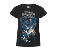 Star Wars Short Sleeved T-Shirt | Girls Black | Official Merch