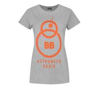 Star Wars Short Sleeved T-Shirt In Grey Grey XL