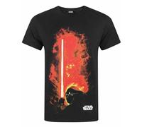 Star Wars Darth Vader Lightsaber Mens T-Shirt Black