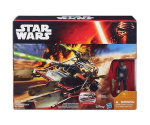 STAR WARS slave 1,landspeeder, all with 4" figure