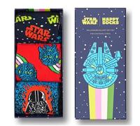 Star Wars Socks Kids Toddlers Happy Cotton Darth Vader 2-3 Years Crew Sock 3pk