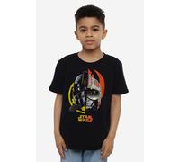 Star Wars Split Helmet T-Shirt Black | Size: 7-8 Years Star Wars Black 7-8 Years