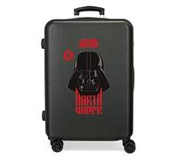 Star Wars Squad Darh Vader Medium Suitcase Black 46 x 65 x 23 cm Rigid ABS Side Combination Lock 56 L 3 kg 4 Double Wheels, Black/White, One Size, Medium Suitcase