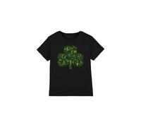 Star Wars St Patrick'S Day Clover Icons Kids T-Shirt Black | Size: 3-4 Years Star Wars Black 3-4 Years