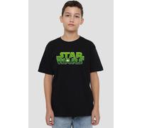 Star Wars St Patrick's Day Logo Unisex Kids T Shirt, Black, 12-13 Years