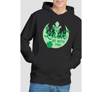 Star Wars St Patrick's Day Luck Rebel Sign Hoodie Star Wars Black L