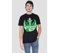 Star Wars St Patrick'S Day Luck Rebel Sign Mens T-Shirt Black Star Wars Black M