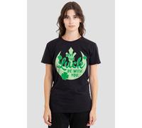 Star Wars Women's St Patrick's Day Luck Rebel Sign T-Shirt, Black | Size: Small Star Wars Black S