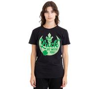 Star Wars St Patrick's Day Luck Rebel Sign T-Shirt S-2XL, Black