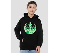 Star Wars St Patrick'S Day Luck Rebel Sign Youth Kids Pull-Over Hoodie, Black Disney Black 12-13 Years