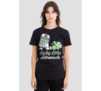 Star Wars St Patrick's Day Lucky Astromech T-Shirt, Black Black S