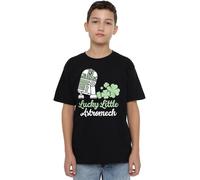 Star Wars St Patrick's Day Lucky Astromech Unisex Kids T Shirt, Black, 3-4 Years
