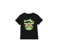 Star Wars St Patrick'S Day Lucky Cute Kids T-Shirt Black | Size: 7-8 Years Star Wars Black 7-8 Years