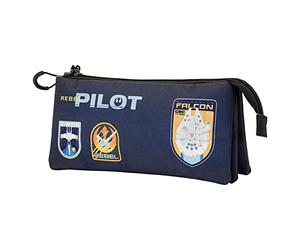 Star Wars Star Wars Pilot-FAN Triple Pencil Case, Black