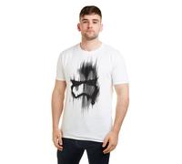 Star Wars Star Wars Trooper Mask Cotton Mens T-Shirt White Star Wars White L