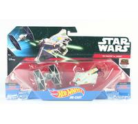 STAR WARS starships REBEL GHOST vs TIE FIGHTER hot wheels toy 2 pack - NEW