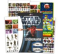 Star Wars Stickers - 4 Sheets of Star Wars Decorative Reward Stickers