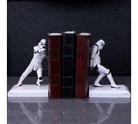 Nemesis Now Original Stormtrooper Bookend Figurines 18.5cm, Resin, White, Officially Licensed Original Stormtrooper Merchandise, Two Stormtrooper Figures to Keep Your Books Upright - Pack of 2