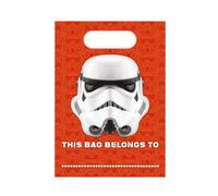 Star Wars Stormtrooper Gift Bag (Pack Of 16) Red/white (One Size)