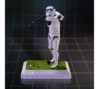 Nemesis Now Star Wars Stormtrooper Hole in None Statue - Officially Licensed Stormtrooper Golf Figurine, Hand Painted, Resin Collectible Pop Culture Décor, 16.5cm