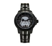 Star Wars Stormtrooper Stainless Steel Mens Watch with Black Two-Toned Bracelet (STM2106)