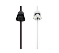 Star Wars Straws Darth Vader and Stormtrooper, Multi