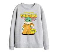 Star Wars Strong Grogu Kids Sweatshirt, Athletic Heather, 5-6