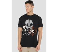 Star Wars Sw-33 Skull Target Mens T-Shirt Black Star Wars Black XXL