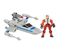 Star Wars B3702 Hero Mashers Episode VII Resistance X-Wing and Pilot Action Toy Playset