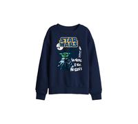 Star Wars Swipe Grogu Kids Sweatshirt, Navy | Size: 5-6 Years Star Wars Navy 5-6 Years
