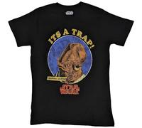 Star Wars T Shirt Ackbar It's A Trap Official Mens Black L